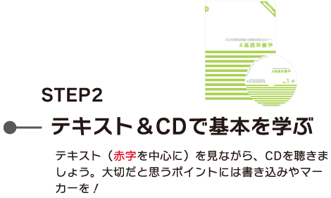 ステップ2 テキスト&CDで基本を学ぶ