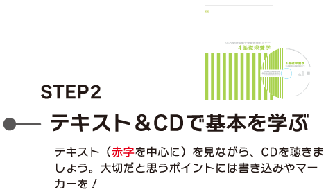 ステップ2 テキスト&CDで基本を学ぶ